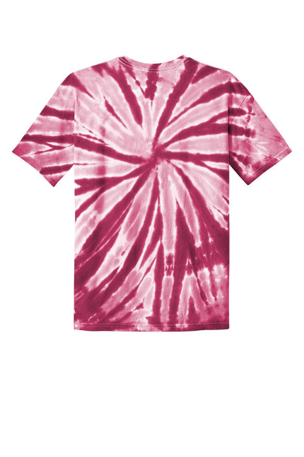 Port & Company - Youth Tie-Dye Tee. PC147Y - Maroon - Union Prints