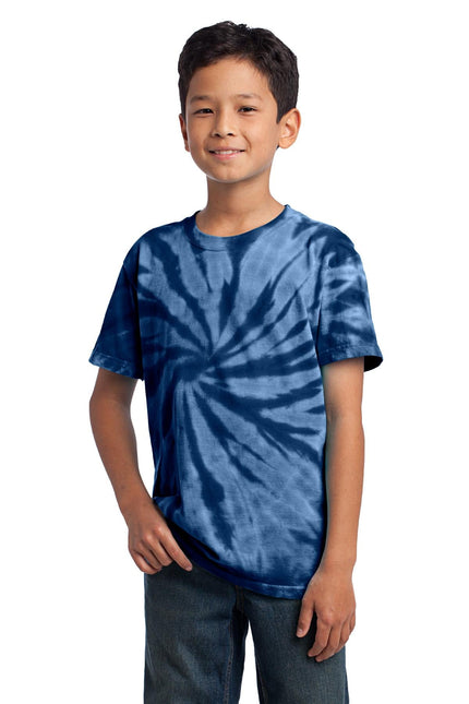 Port & Company - Youth Tie-Dye Tee. PC147Y - Navy - Union Prints