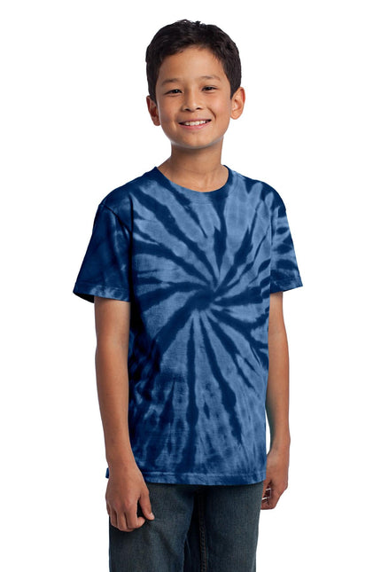 Port & Company - Youth Tie-Dye Tee. PC147Y - Navy - Union Prints