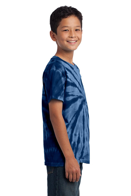 Port & Company - Youth Tie-Dye Tee. PC147Y - Navy - Union Prints