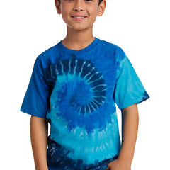 Port & Company - Youth Tie-Dye Tee. PC147Y - Ocean Rainbow - Union Prints