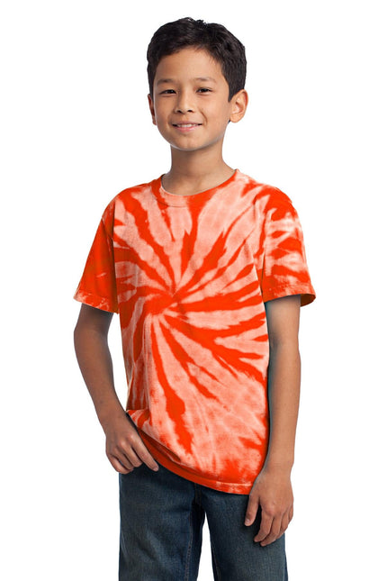 Port & Company - Youth Tie-Dye Tee. PC147Y - Orange - Union Prints