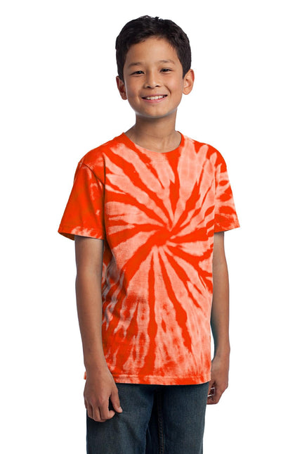 Port & Company - Youth Tie-Dye Tee. PC147Y - Orange - Union Prints