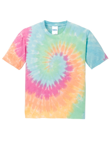 Port & Company - Youth Tie-Dye Tee. PC147Y - Pastel Rainbow - Union Prints