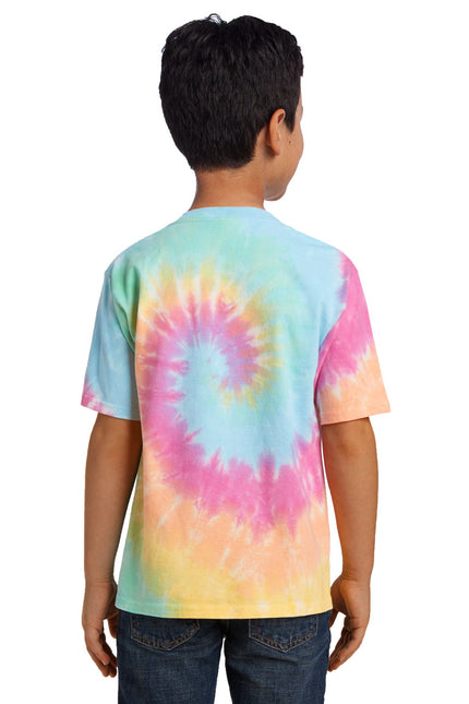Port & Company - Youth Tie-Dye Tee. PC147Y - Pastel Rainbow - Union Prints
