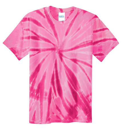 Port & Company - Youth Tie-Dye Tee. PC147Y - Pink - Union Prints