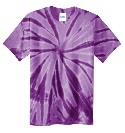 Port & Company - Youth Tie-Dye Tee. PC147Y - Purple - Union Prints