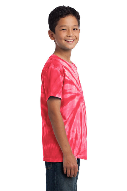 Port & Company - Youth Tie-Dye Tee. PC147Y - Red - Union Prints