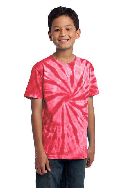 Port & Company - Youth Tie-Dye Tee. PC147Y - Red - Union Prints