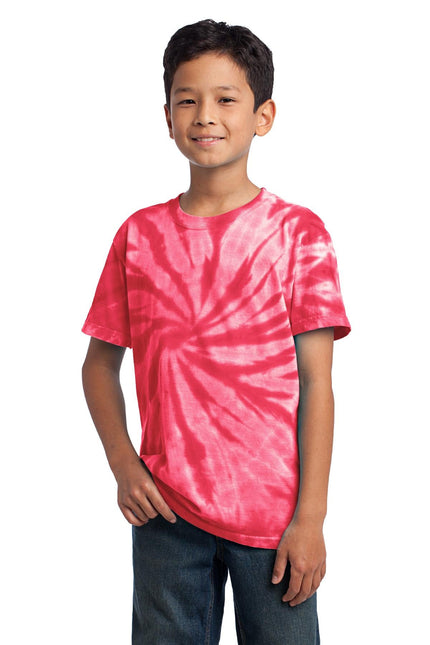 Port & Company - Youth Tie-Dye Tee. PC147Y - Red - Union Prints