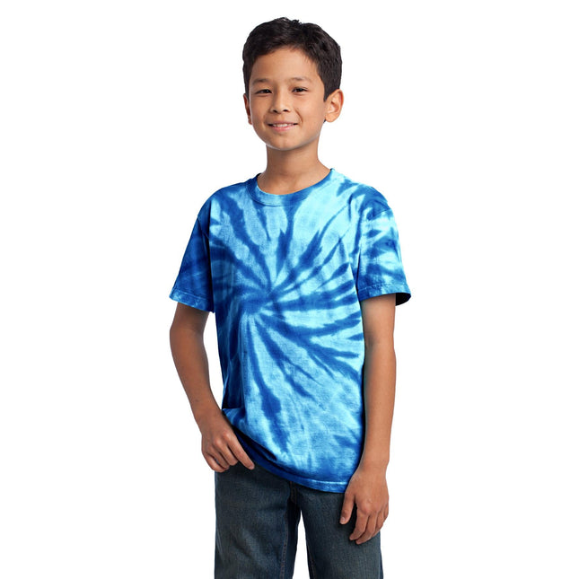 Port & Company - Youth Tie-Dye Tee. PC147Y - Royal - Union Prints