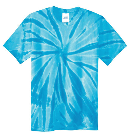 Port & Company - Youth Tie-Dye Tee. PC147Y - Turquoise - Union Prints