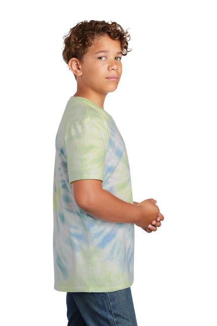 Port & Company - Youth Tie-Dye Tee. PC147Y - Watercolor Spiral - Union Prints