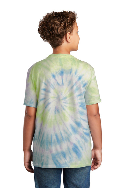Port & Company - Youth Tie-Dye Tee. PC147Y - Watercolor Spiral - Union Prints